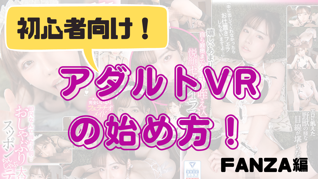 VRでAV視聴】見るには何が必要!?アダルトVR入門2024年 - アダルトVRの歩き方