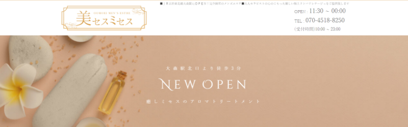 大森メンズエステおすすめランキング！口コミ体験談で比較【2024年最新版】