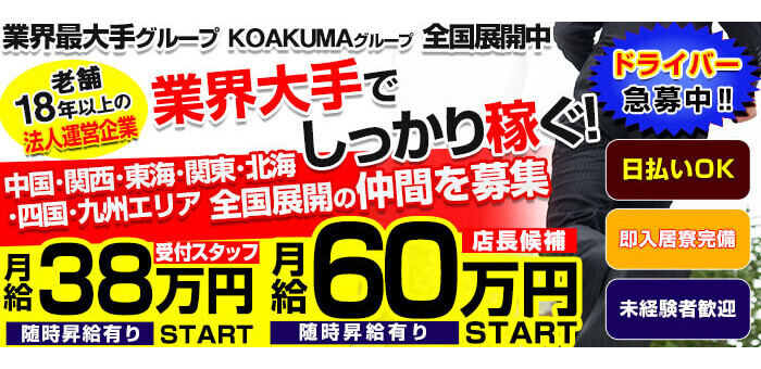 送迎ドライバー こあくまな熟女たち 岡山店（KOAKUMAグループ） 高収入の風俗男性求人ならFENIX JOB