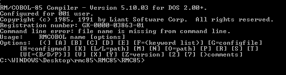 RM/COBOL-85 v5.1 / v5.3
