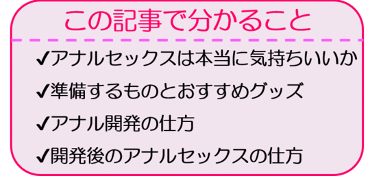 ケツアナ確定入門】メスイキ女が語るアナルセックスをお願いする時のコツ【脱