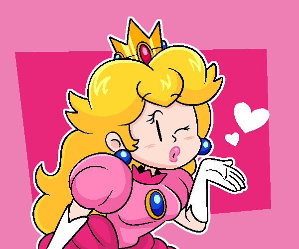 kiss, kiss💋 #princesspeach