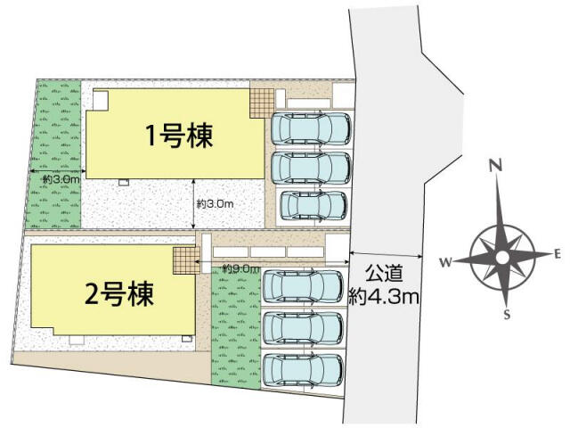 岡山市南区豊成１丁目 新築分譲住宅２号地