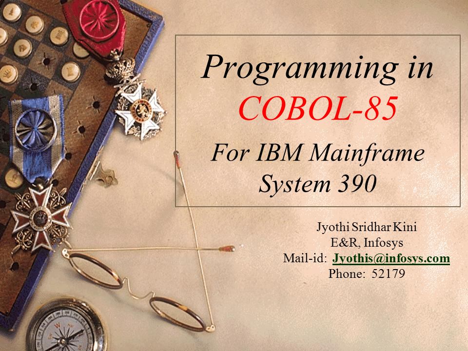 Cobol 85 for Programmers