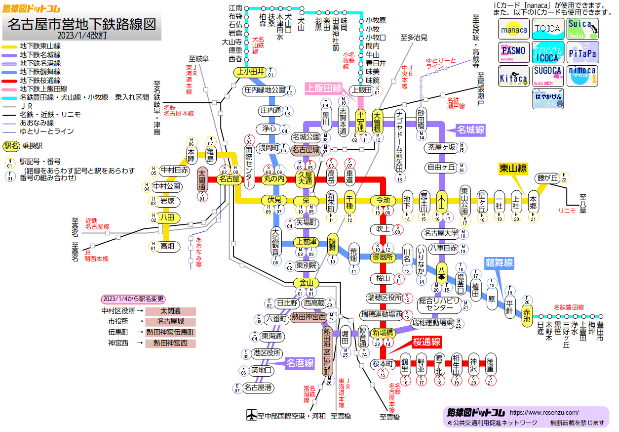 地下鉄沿線情報(全体) | ピタットハウス栄南㈱真永通商