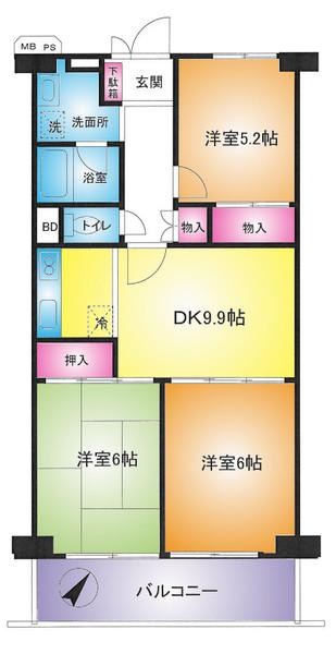 せんげん台駅～大袋駅