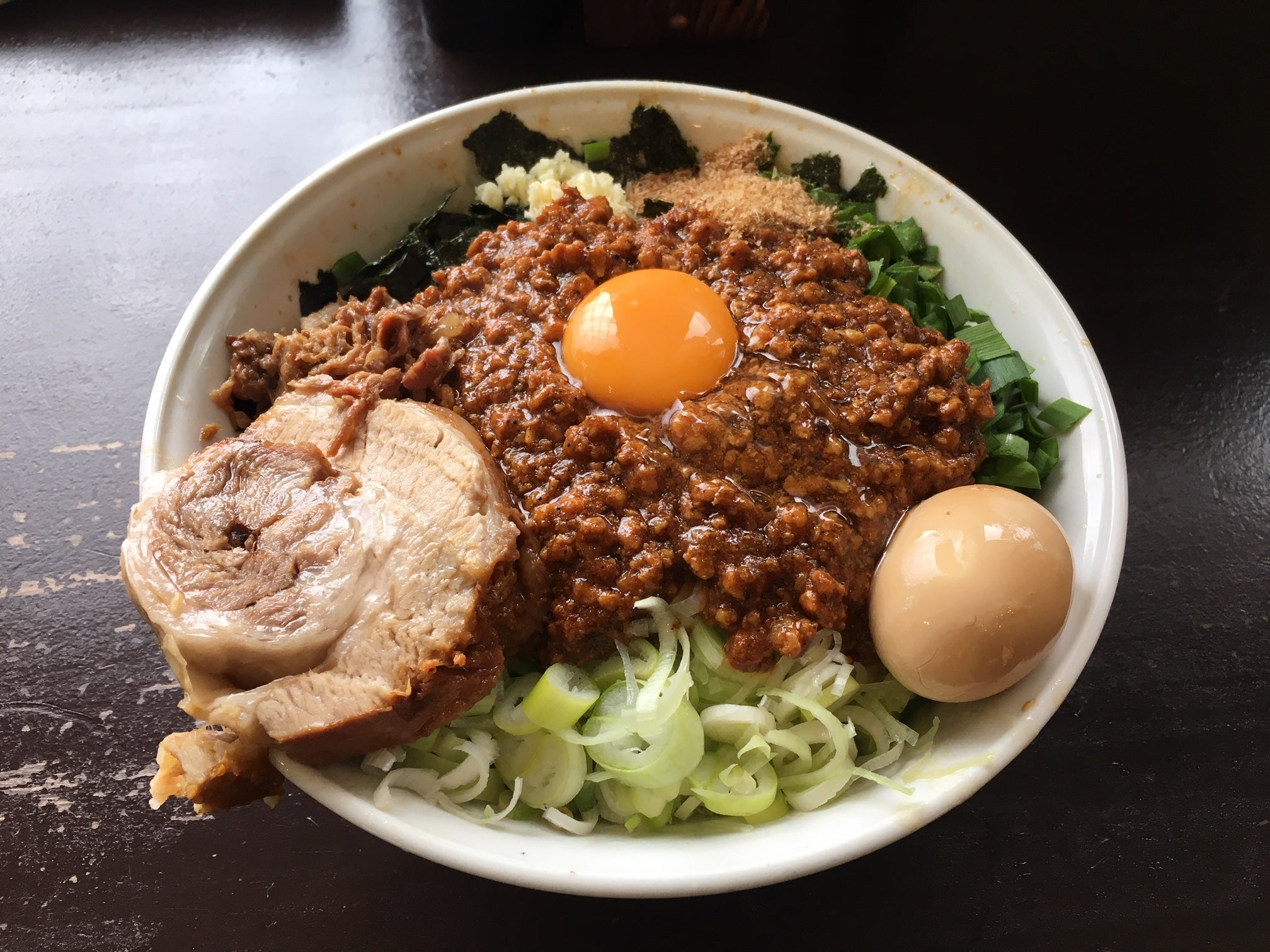 めんじろ（茨城県水戸市）／ミニめんじろ（ヤサイマシ・ニンニク・麺無し）８００円 | ピップのブログ