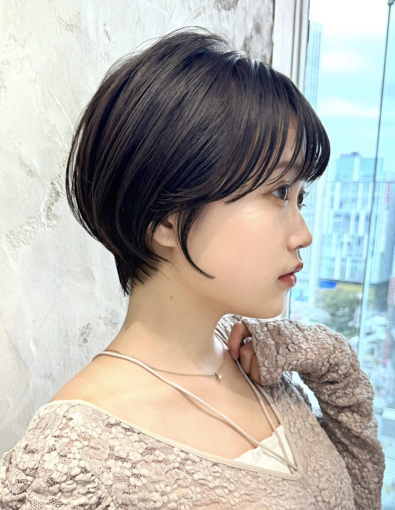 岩田莉奈)☆ショートカット30代40代50代縮毛矯正 新宿：L229450532｜アフロート ルヴア(AFLOAT