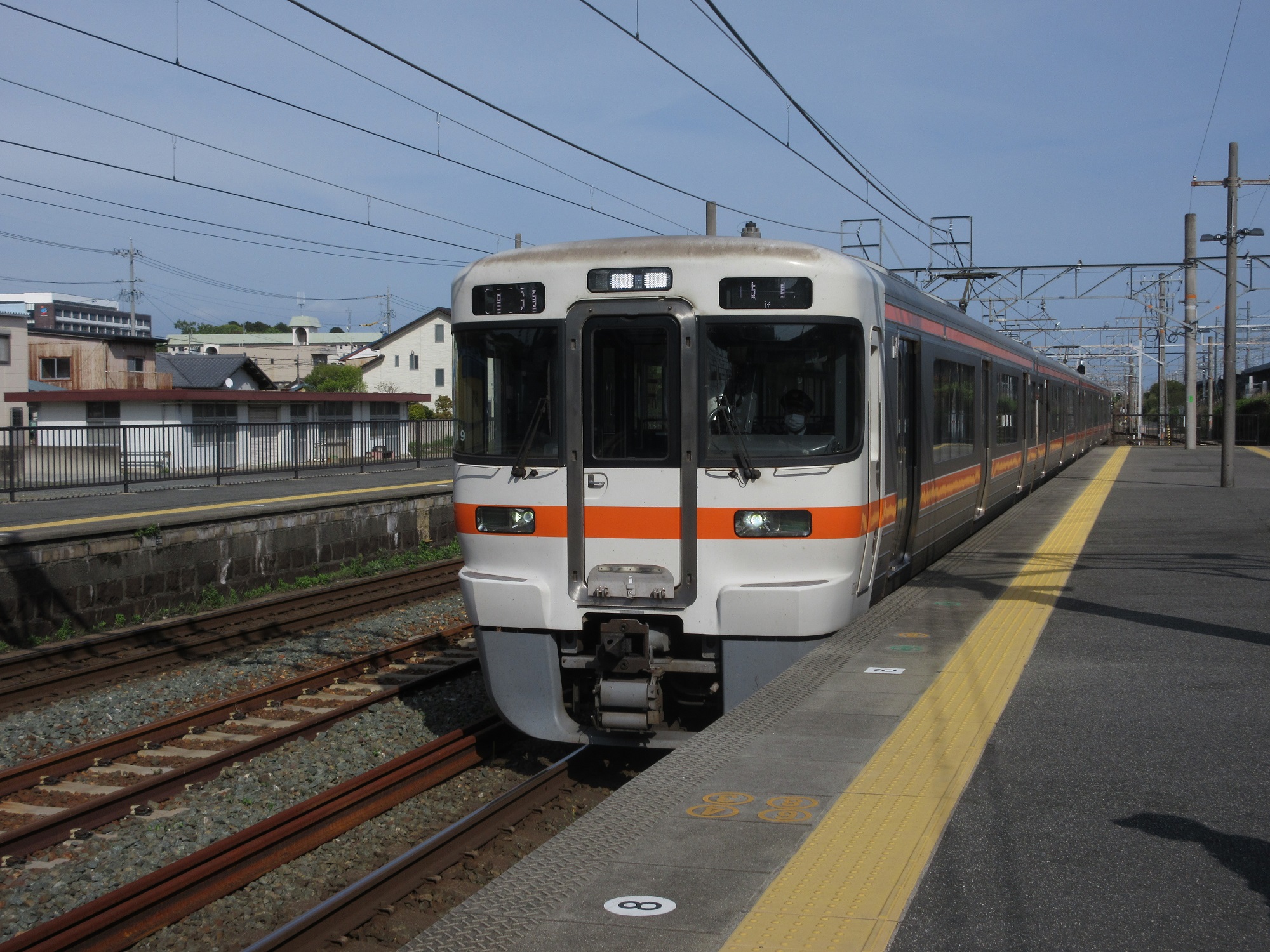 前面展望]東海道線豊橋駅から二川駅まで - YouTube