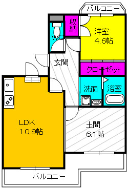 デミュール壱番館(広島県福山市南蔵王町２丁目)の物件情報｜いい部屋ネットの大東建託リーシング