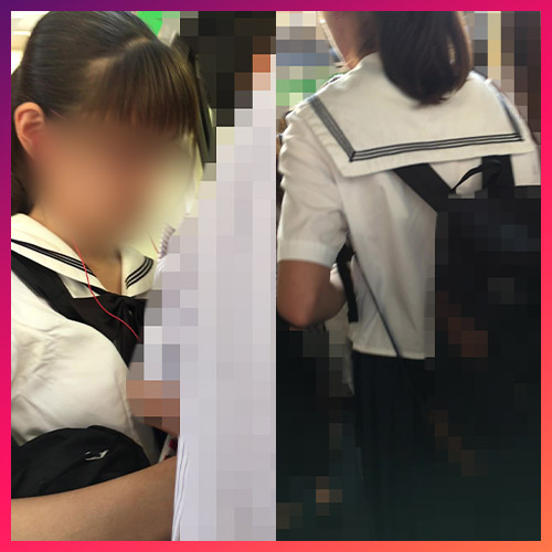 すももがりの電車痴漢】敏感美少女JKに中出し！大股開かせ肉棒ブチ込み | シコペディア