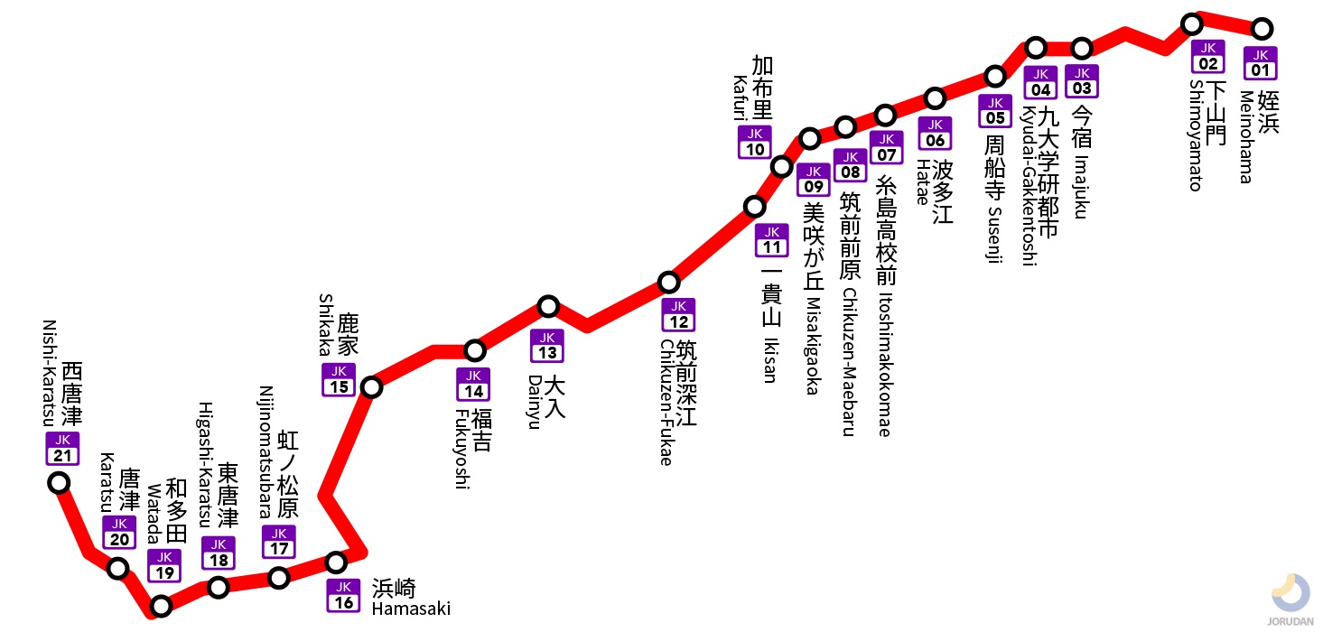 浜崎駅へ: てっくう撮影隊