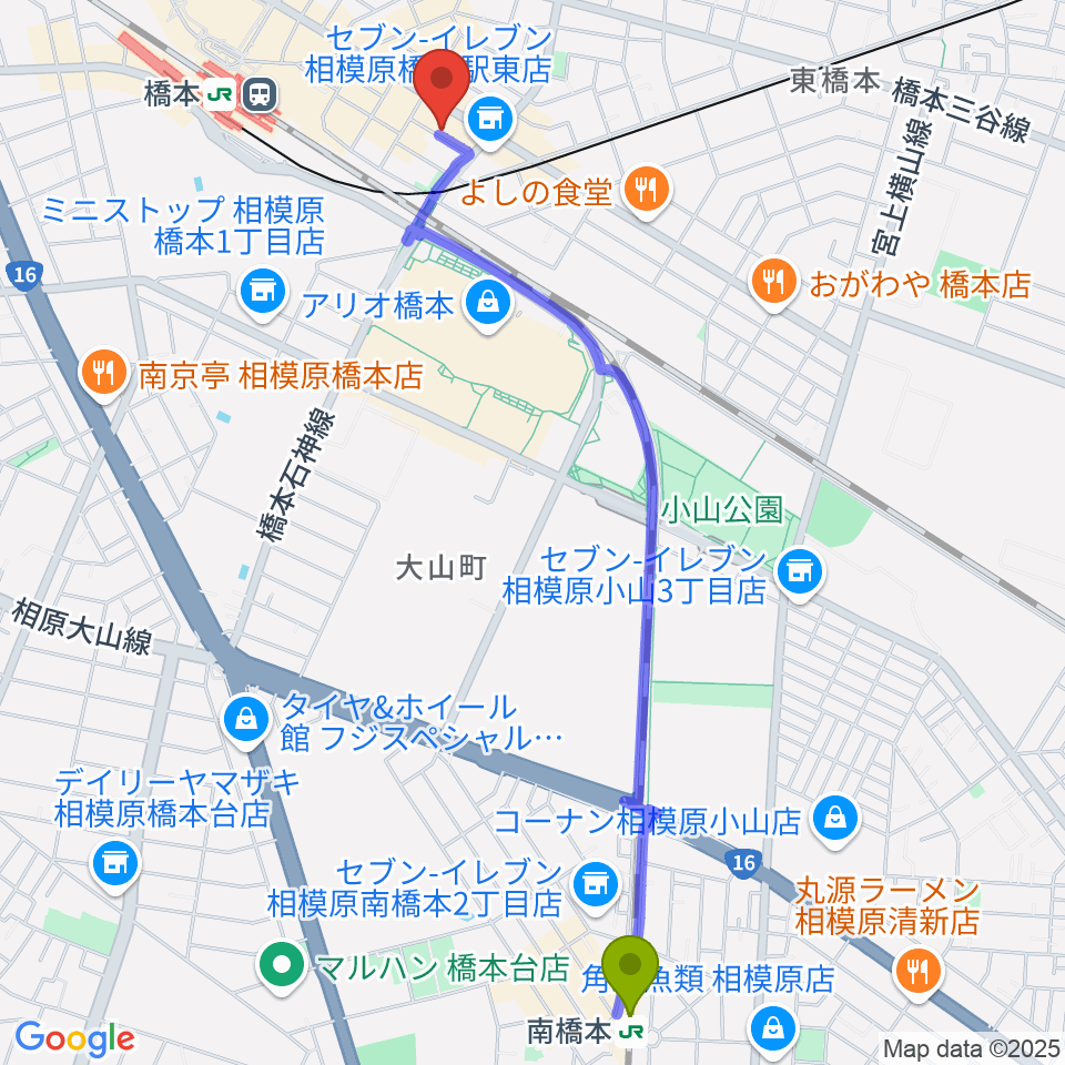 南橋本～橋本間を走行中の相模線八王子行き、橋本から横浜線に直通します : image de JR