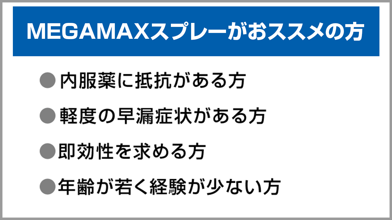 即解決！スプレー式の早漏防止薬は たった10分で治療できる｜あんしん通販コラム