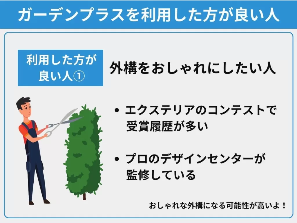 ガーデンプラスの詳細情報、口コミ・評判まとめ