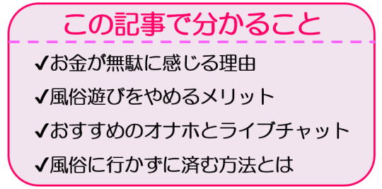 風俗は無駄遣いではない！遊びまくれば仕事化・黒字化できる！筆者の成功例を紹介 - 逢いトークブログ